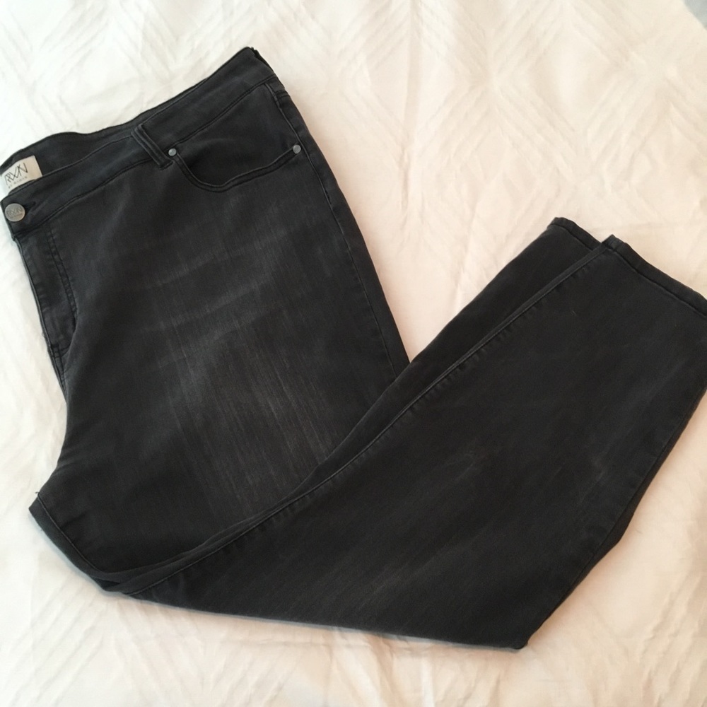 Faded Black RWN By Rawan Curvy Skinny Jeans